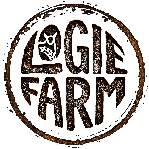 logie farm brown logo